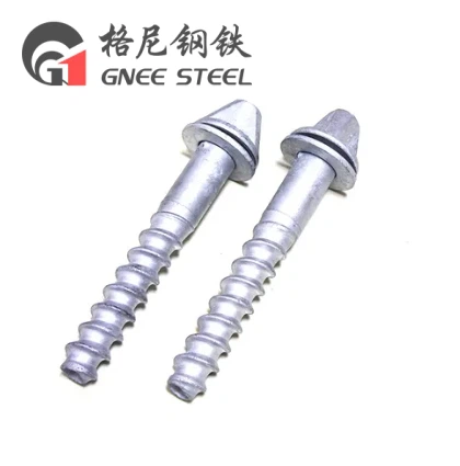 Rail Screw Spikes With Big Disk